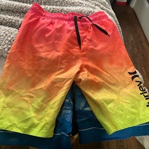 Boys all size medium swim trunks